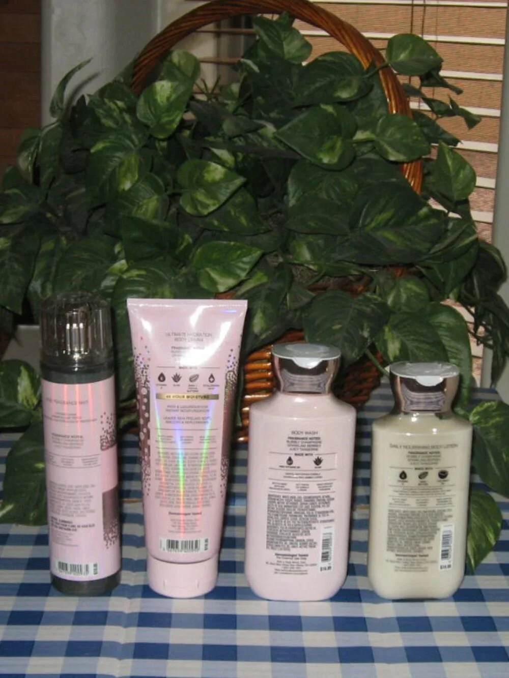 BBW Champagne Toast Body Wash Fragrance Mist Body Cream & Lotion Lot of 4 NEW